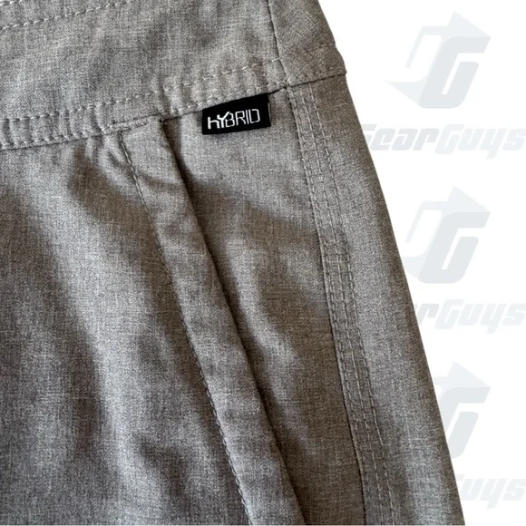 O'Neill Hybrid Men's Gray Flat Front Shorts - Picture 3 of 6